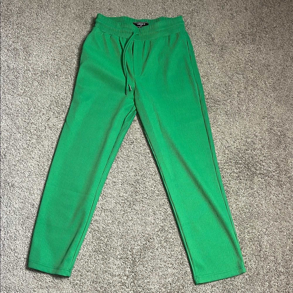 Forever 21 Bright Green Men's Joggers